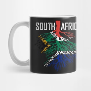South Africa Roots South African Flag Gift Mug